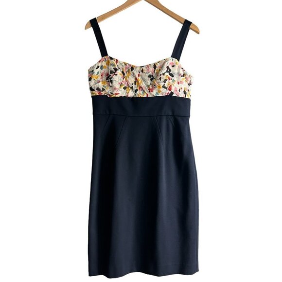 DVF Diane Von Furstenberg Sophia Loren Navy Midi Dress. US 12 - Picture 3 of 10